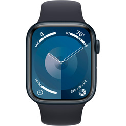 Смарт-часы Apple Watch Series 9 45mm Black MR9A3CH/A (силиконовый ремешок M/L)