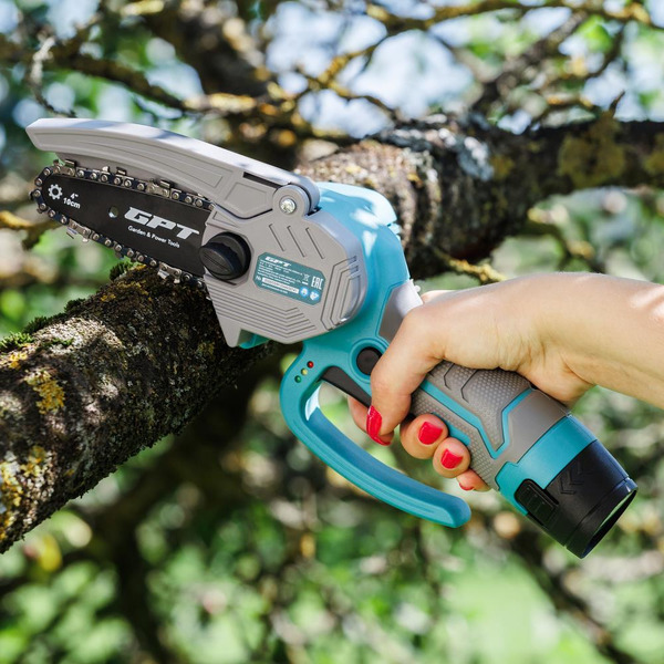 Аккумуляторная цепная мини пила GPT GBC-M1204A-22
