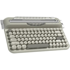 Компьютерная клавиатура AJAZZ AF84 (бело-серая)