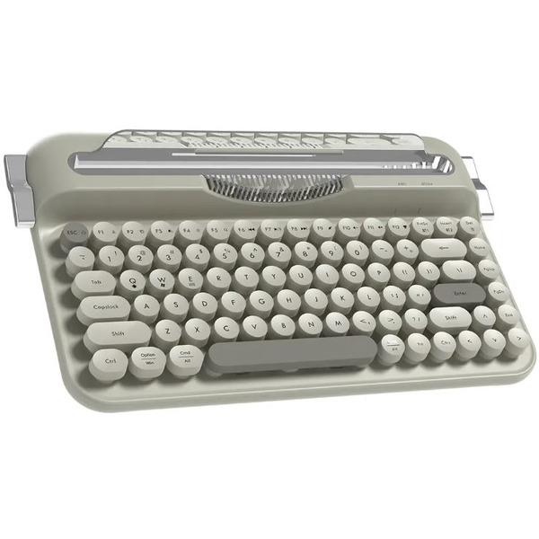 Компьютерная клавиатура AJAZZ AF84 (бело-серая)