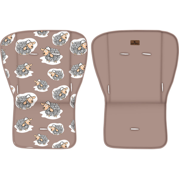 Коляска прогулочная «книга» Lorelli Foxy + Footcover 2017 Beige&Green Lambs (10020521732A)