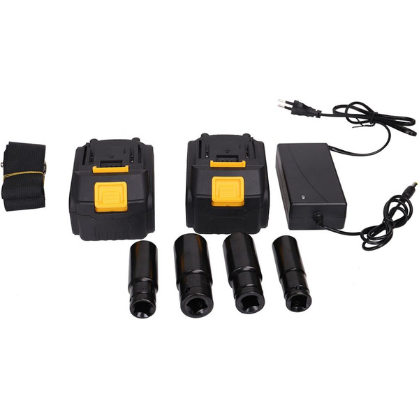 Гайковерт Edon AAW-21/600BL (с 2-мя АКБ, кейс, набор оснастки)