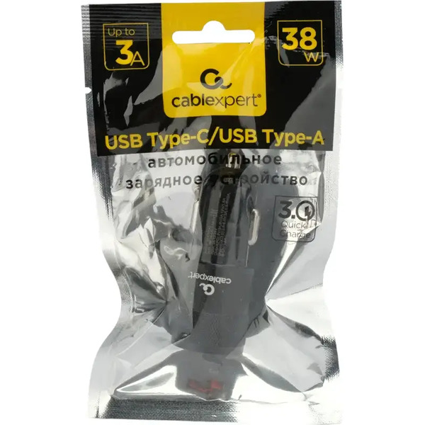 Автомобильное зарядное Cablexpert MP3A-UC-CAR24