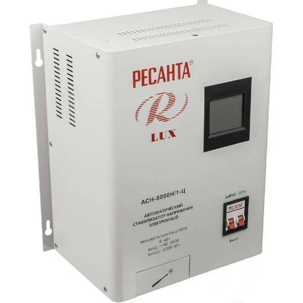 Стаблизатор напряжения Ресанта Lux АСН-8000Н/1-Ц (63/6/17)