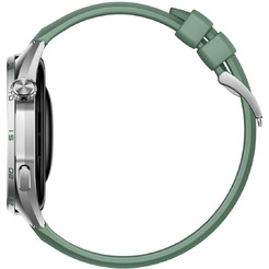 Смарт-часы HUAWEI Watch GT 6 46mm (ATM-B19) серебристый, с зеленым плетеным ремешком