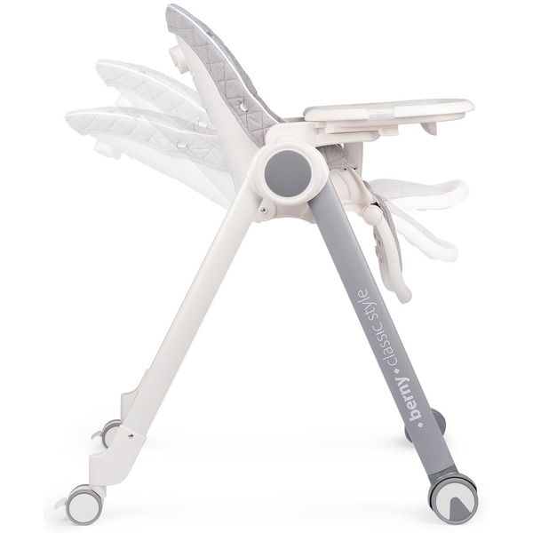 Стул для кормления HAPPY BABY Berny BASIC (light grey)