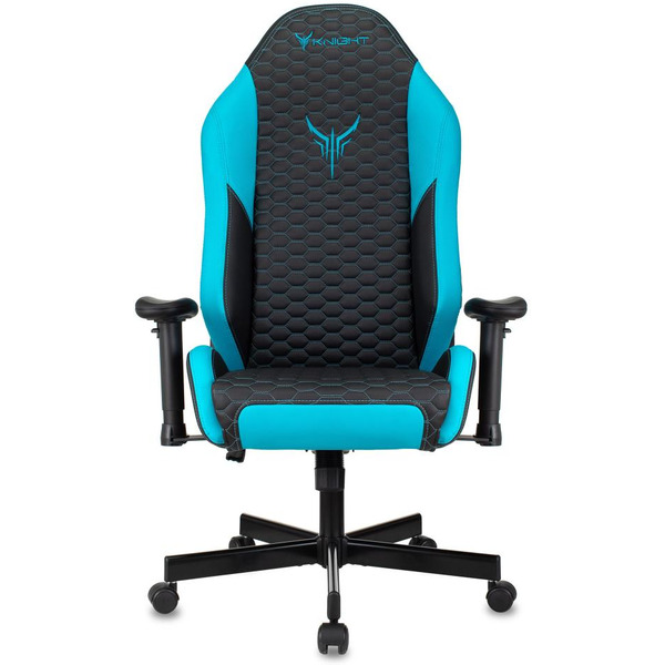 Кресло игровое Knight Neon (1717271) черный/голубой