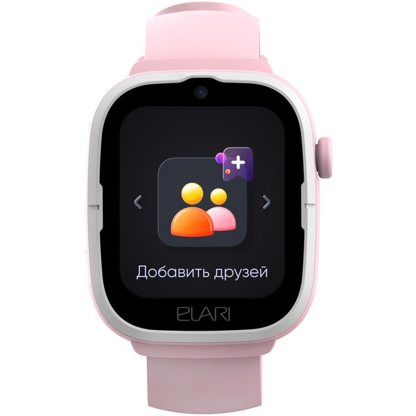 Часы-телефон Elari Go 4G (KP-4G-Go) розовый