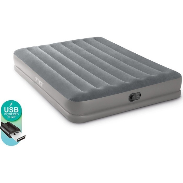 Надувная кровать Intex Prestige Mid-Rise Airbeds With USB Pump 64114