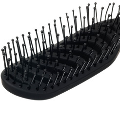 Щетка для укладки вогнутая продувная DEWAL BR69539 black
