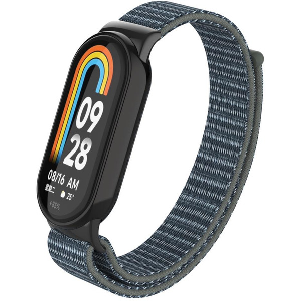 Ремешок Bingo Nylon для Xiaomi Mi Band 8 Серый