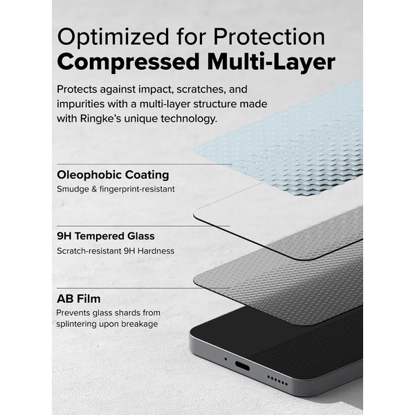 Защитное стекло Ringke EASY SLIDE 2шт для Nothing Phone (3a)