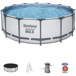 Каркасный бассейн Bestway Steel Pro Max 5612X (427x122 см, с фильтр-насосом и лестницей)