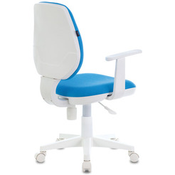 Компьютерное кресло Brabix Fancy MG-201W (белый/голубой)