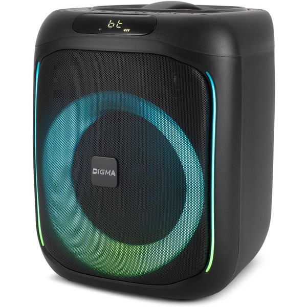 Минисистема Digma D-MC1700 (черный)