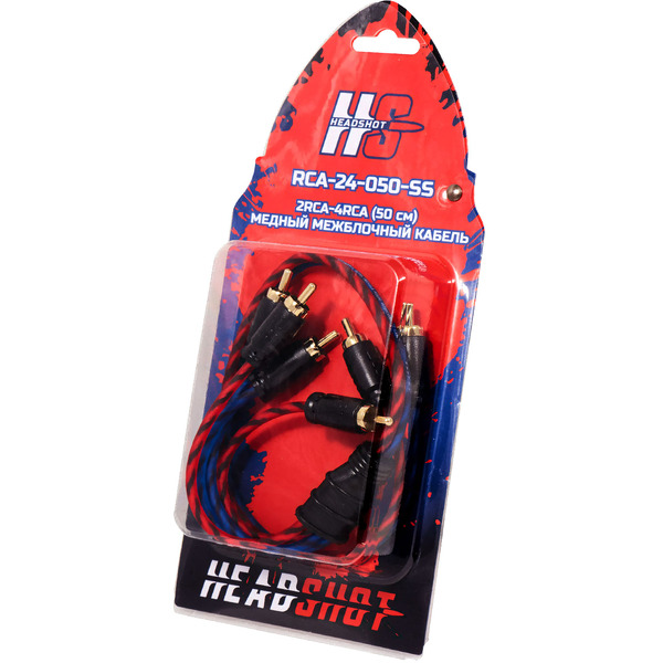 Кабель KICX Headshot RCA-24-050-SS