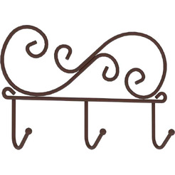 Вешалка ЗМИ Кружева 3 ВН275КОР