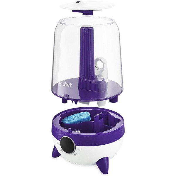 Увлажнитель воздуха Kitfort KT-2829-1 (белый/фиолетовый)