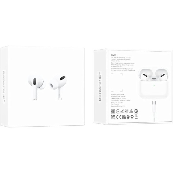 Беспроводные наушники Borofone BW90 TWS (белый)