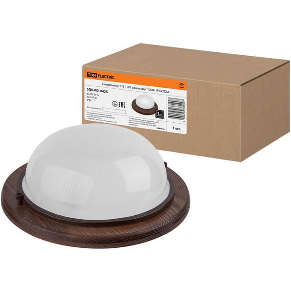 Светильник TDM НПБ1101 (венге)