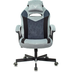 Кресло игровое Zombie VIKING 6 KNIGHT Fabric (1380215) голубой