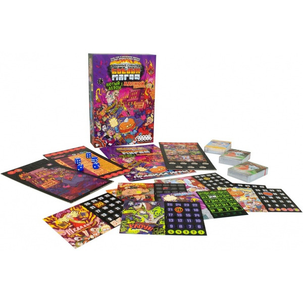 Настольная игра Мир Хобби Эпичные схватки боевых магов: Лютый дебош в Адской школе 915321