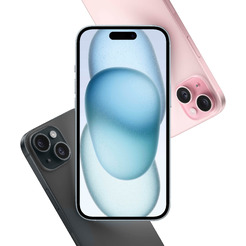 Смартфон Apple iPhone 15 128GB Black (MTP03ZP/A)