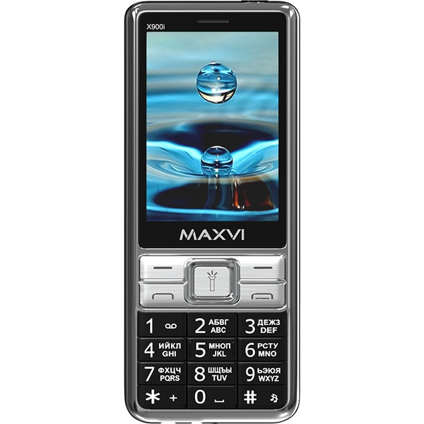 Кнопочный телефон Maxvi X900i (черный)