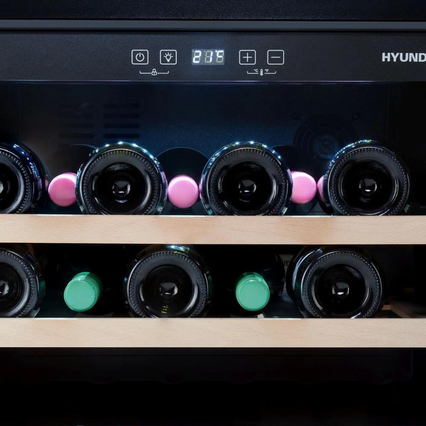 Винный шкаф Hyundai HBWC 0461 SCT (чёрный)