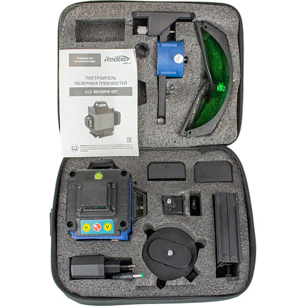 Построитель лазерных плоскостей Redbo LLC 4D/40FW SET