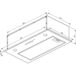 Вытяжка Akpo Micra Twin 50 wk-7 (белый)