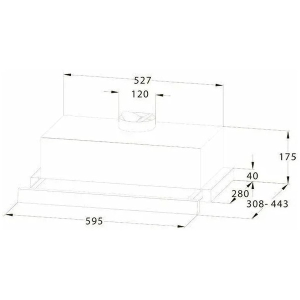 Вытяжка Midea MH60P303GB