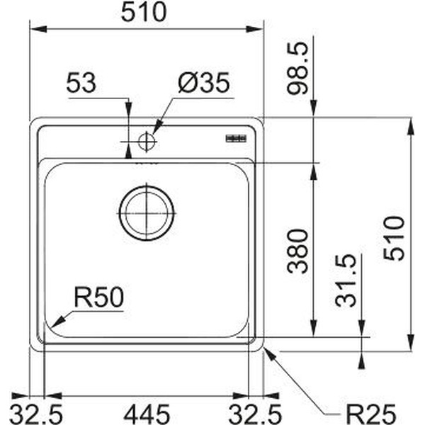 Кухонная мойка Franke BCX 610-51 TL 101.0689.942