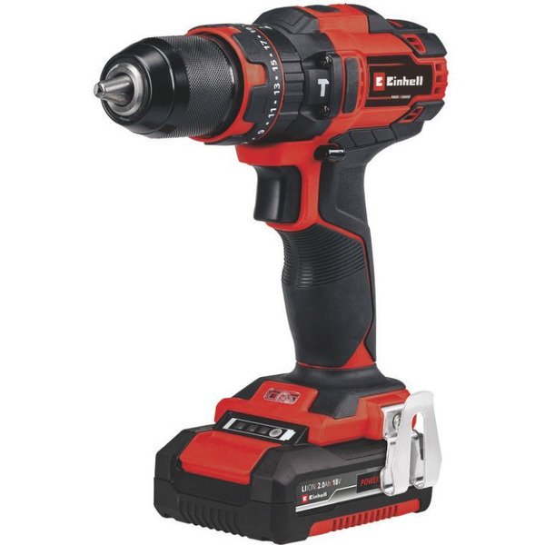 Дрель-шуруповерт Einhell TE-CD 18/40 Li BL (4513995) с 2-мя АКБ, кейс