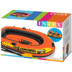 Надувная лодка для взрослого с ребенком Intex Explorer Pro 200 58357NP