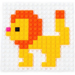 Конструктор Полесье Классик 73218 Мозаика №8 (животные саванны)