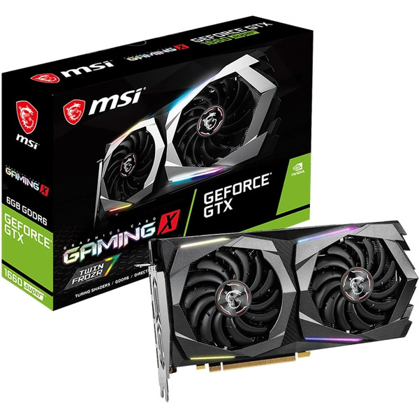 Видеокарта MSI GeForce GTX 1660 6GB (GTX 1660 SUPER GAMING X)