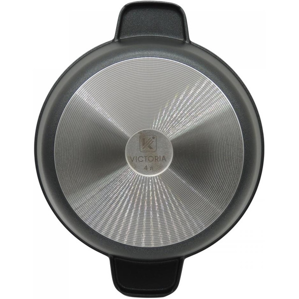 Кастрюля универсальная со стеклянной крышкой VICTORIA АЛА 4,0л (Р08 4,0G)