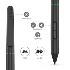 Графический планшет Parblo Ninos S (черный)