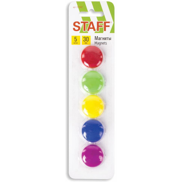 Магниты Staff 237482 Ассорти (5 шт.)