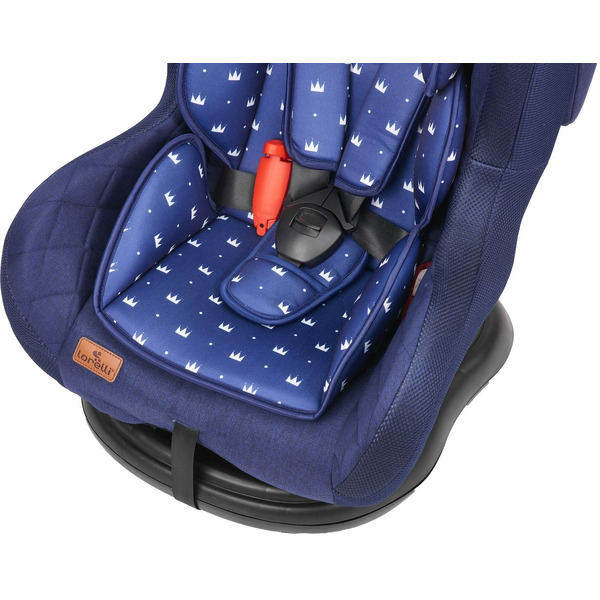 Автокресло Lorelli Jupiter Dark Blue Crowns