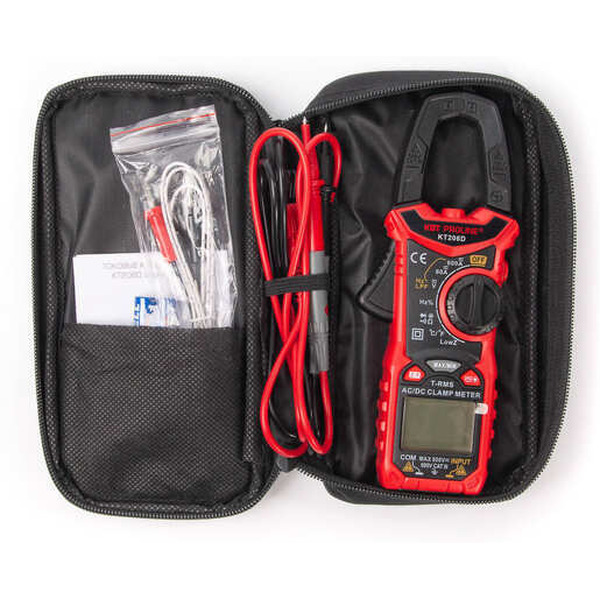 Токовые клещи цифровые КВТ PROLINE KT 206D 80753