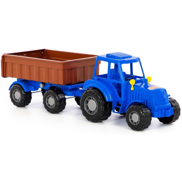 Трактор Полесье Алтай с прицепом №1 84750 (синий)