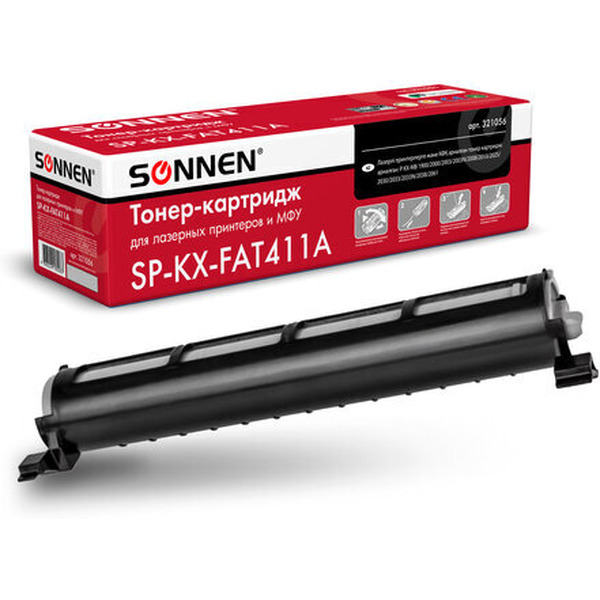 Картридж Sonnen SP-KXFAT411A (аналог Panasonic KX-FAT411A)