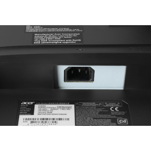Монитор Acer Nitro XV270UX1bmiiprx UM.HX0CD.103