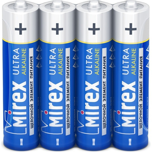 Батарейка Mirex Ultra Alkaline AAA 4 шт LR03-S4