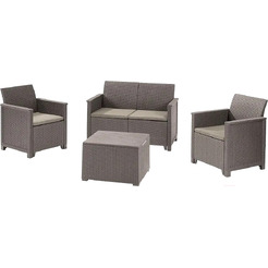 Набор садовой мебели Keter Elodie 2 seater 254091 (капучино)