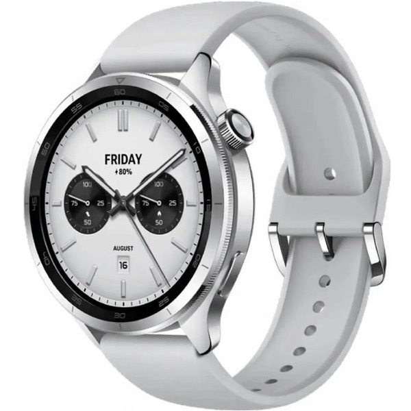 Смарт-часы Xiaomi Watch S4 Silver (BHR9197GL/M2425W1)