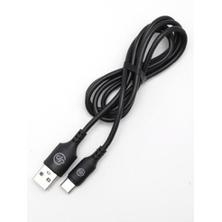 Кабель DigitalPart TC-307 USB Type-A - USB Type-C (1 м, черный)