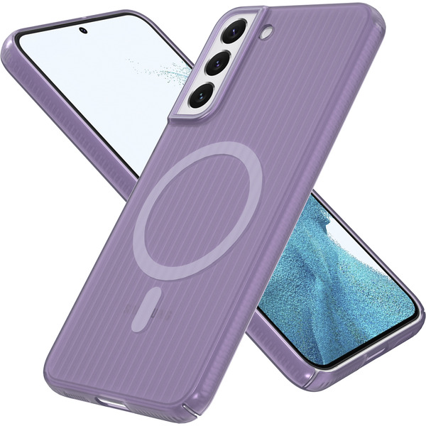 Задняя накладка CASE Translucent Strip Samsung Galaxy S22 Plus, фиолетовый